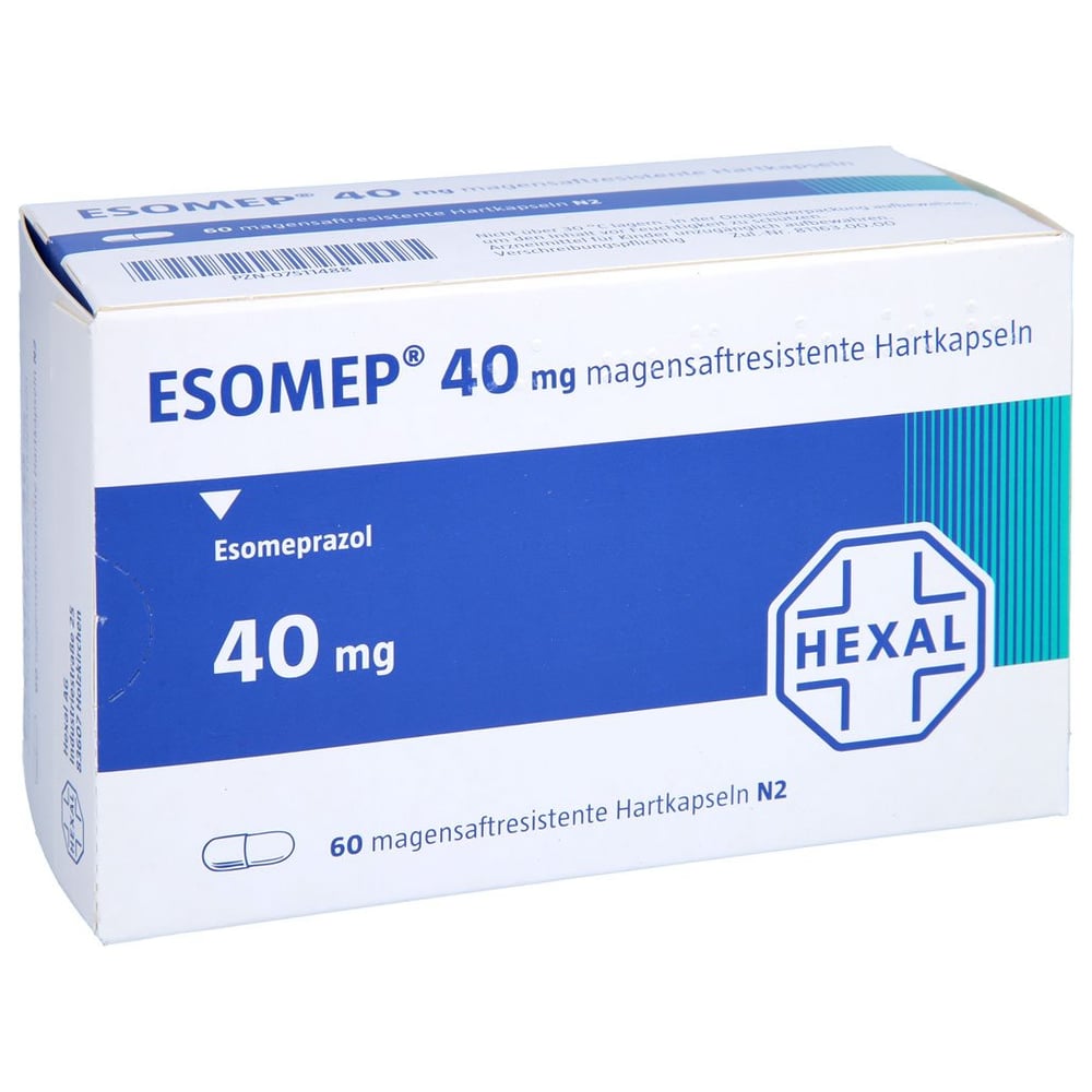 Esomep 40mg magensaftresistente Hartkapseln