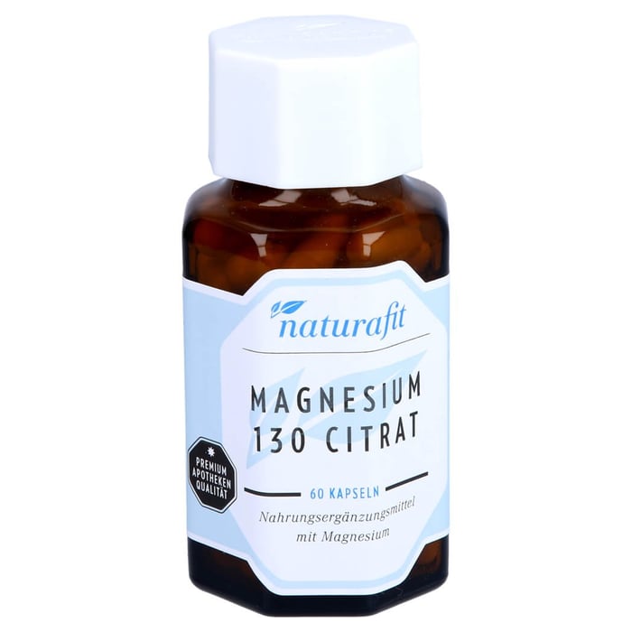 Naturafit Magnesium 130 Citr Kapseln