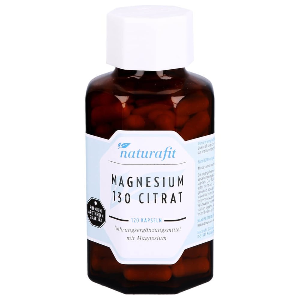 Naturafit Magnesium 130 Citr Kapseln