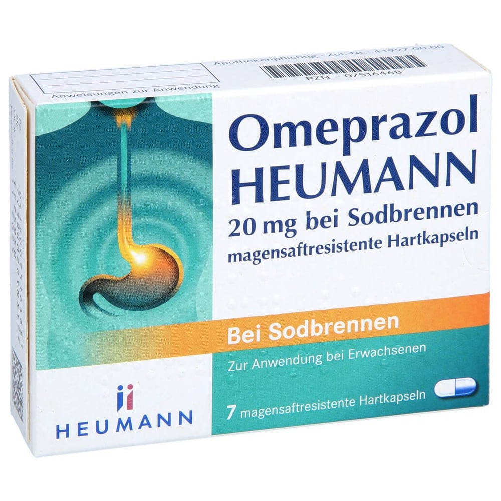 Omeprazol Heumann 20 mg bei Sodbrennen