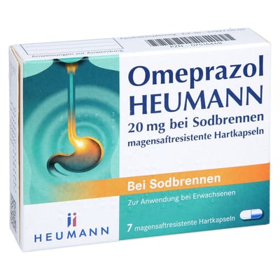 Omeprazol Heumann 20 mg bei Sodbrennen