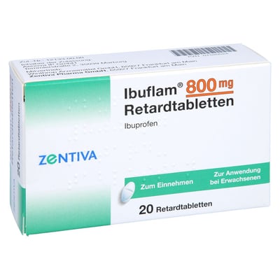 Ibuflam 800 mg Retardtabletten Produktbild 1