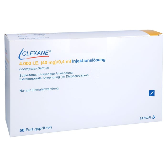 CLEXANE 4.000 I.E. 40mg/0,4ml Inj.-Lsg.i.e.FS B