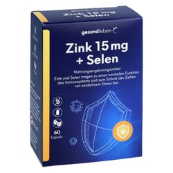 Gesund Leben Zink 15 mg+Selen Kapseln