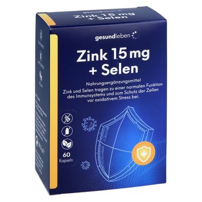 Gesund Leben Zink 15 mg+Selen Kapseln
