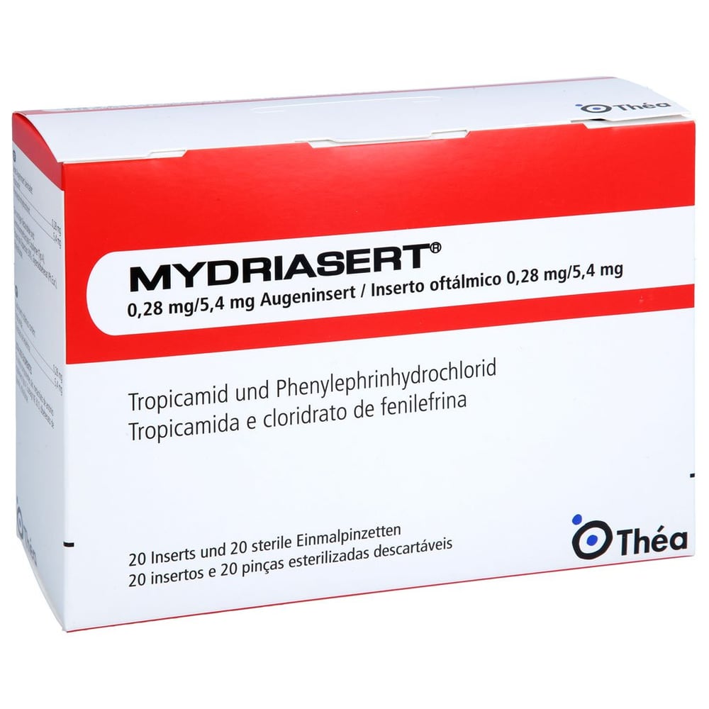 Mydriasert 0.28mg/5.4mg Augeninsert