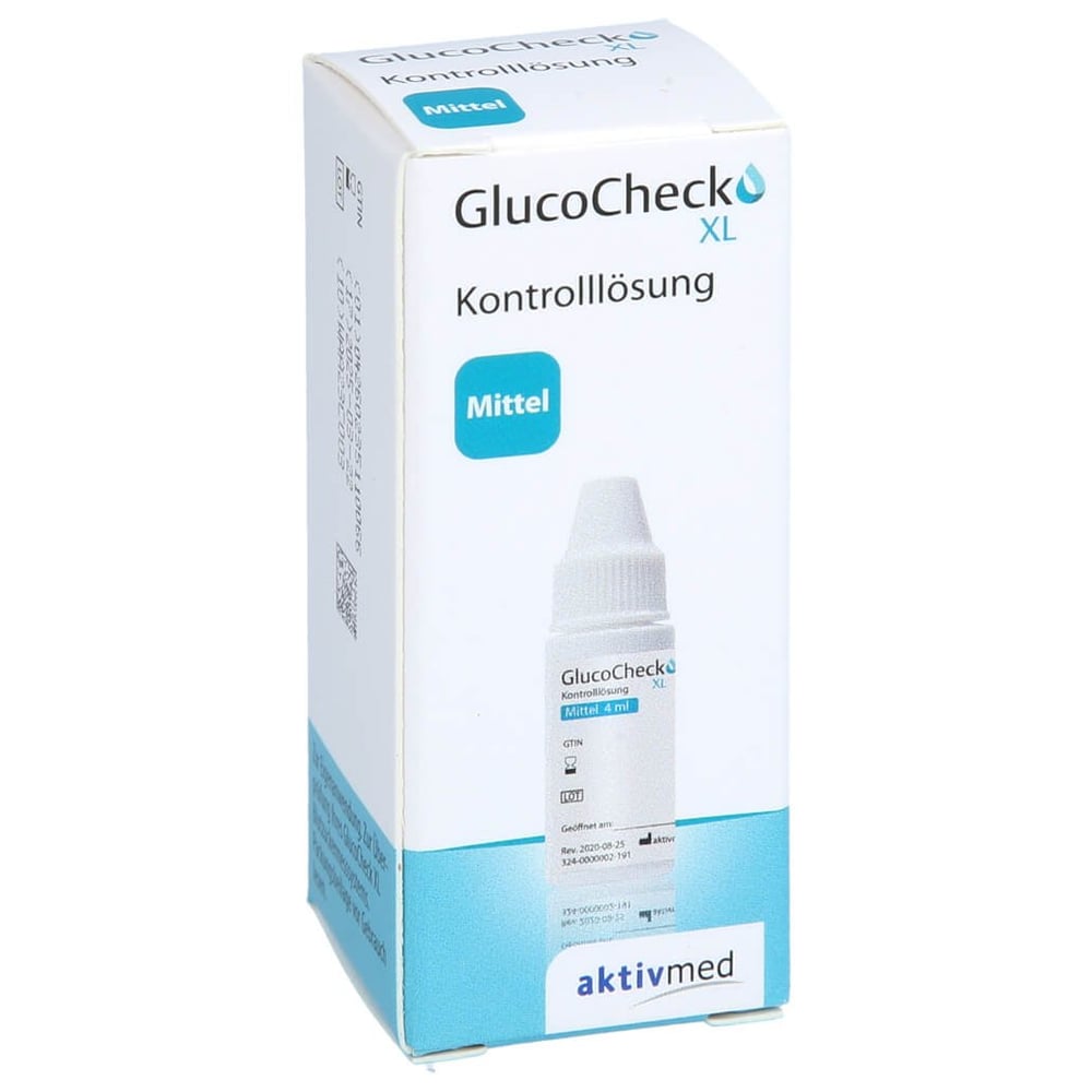 Glucocheck Xl Kontrolllösung mittel