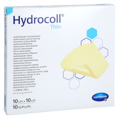 Hydrocoll thin Wundverband 10x10 cm