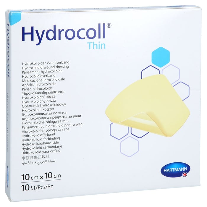 Hydrocoll thin Wundverband 10x10 cm