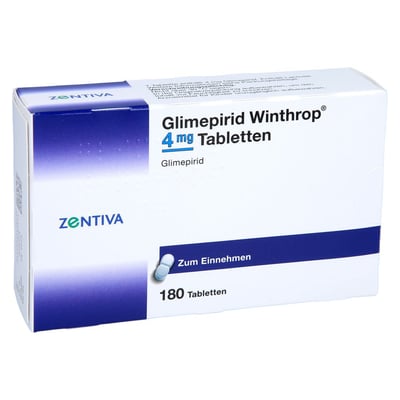 Glimepirid Winthrop 4 mg