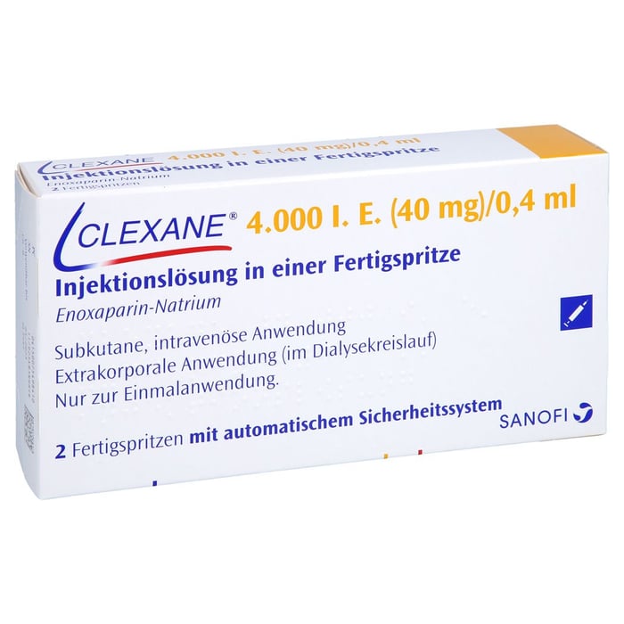 Clexane 4000 I.E. (40mg)/0,4ml Injektionslösung