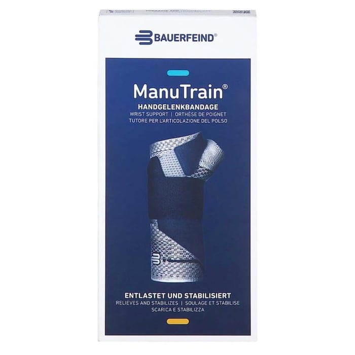 Manutrain Handgelenkbandage rechts Gr.4 schwarz