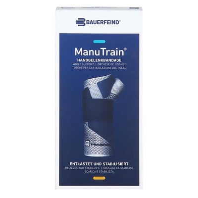 Manutrain Handgelenkbandage rechts Gr.5 schwarz