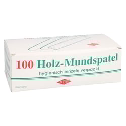 Mundspatel Holz einzeln verpackt