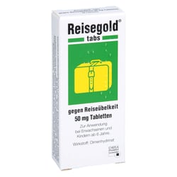 Reisegold tabs gegen Reiseübelkeit