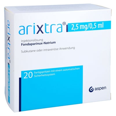 Arixtra 2,5 mg/0,5 ml Fertigspritze Produktbild 1