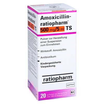 Amoxicillin-ratiopharm 500 mg/5 ml TS
