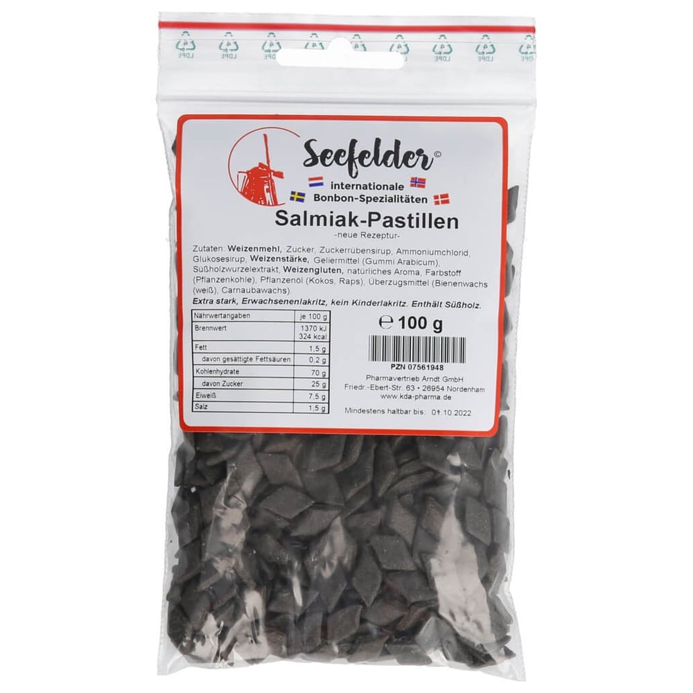 Seefelder Salmiak Pastillen KDA