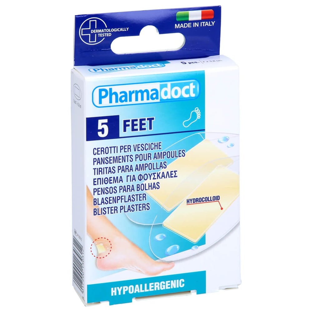 Blasenpflaster 3,8x7 cm hydrocolloid