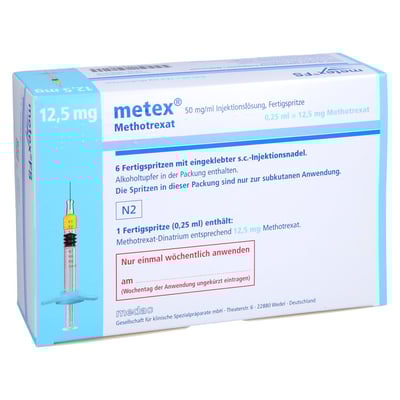 Metex 12,5 mg (50 mg/ml) Injektionslösung