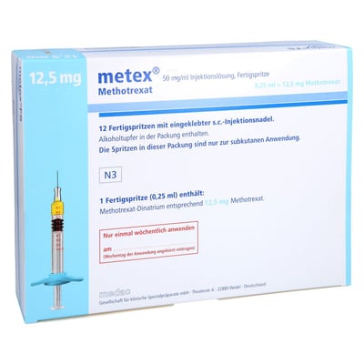 Metex 12,5 mg (50 mg/ml) Injektionslösung