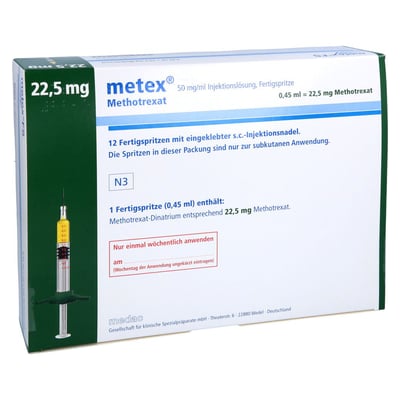 Metex 22,5 mg (50 mg/ml) Injektionslösung