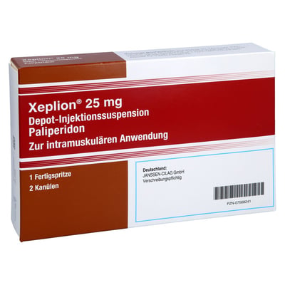 Xeplion 25 mg Depot-Injektionssuspension Produktbild 1