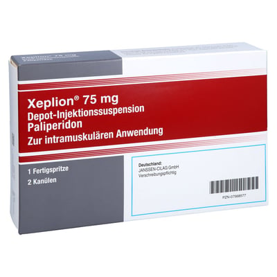 Xeplion 75 mg Depot-Injektionssuspension Produktbild 1