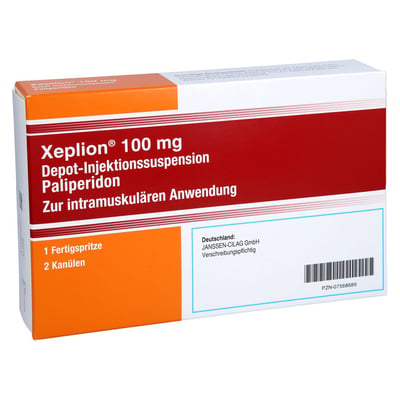 Xeplion 100 mg Depot-Injektionssuspension Produktbild 1