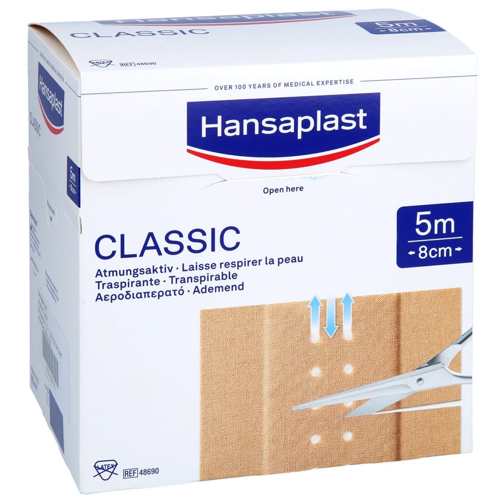 Hansaplast Classic Pflaster 8 cmx5 m