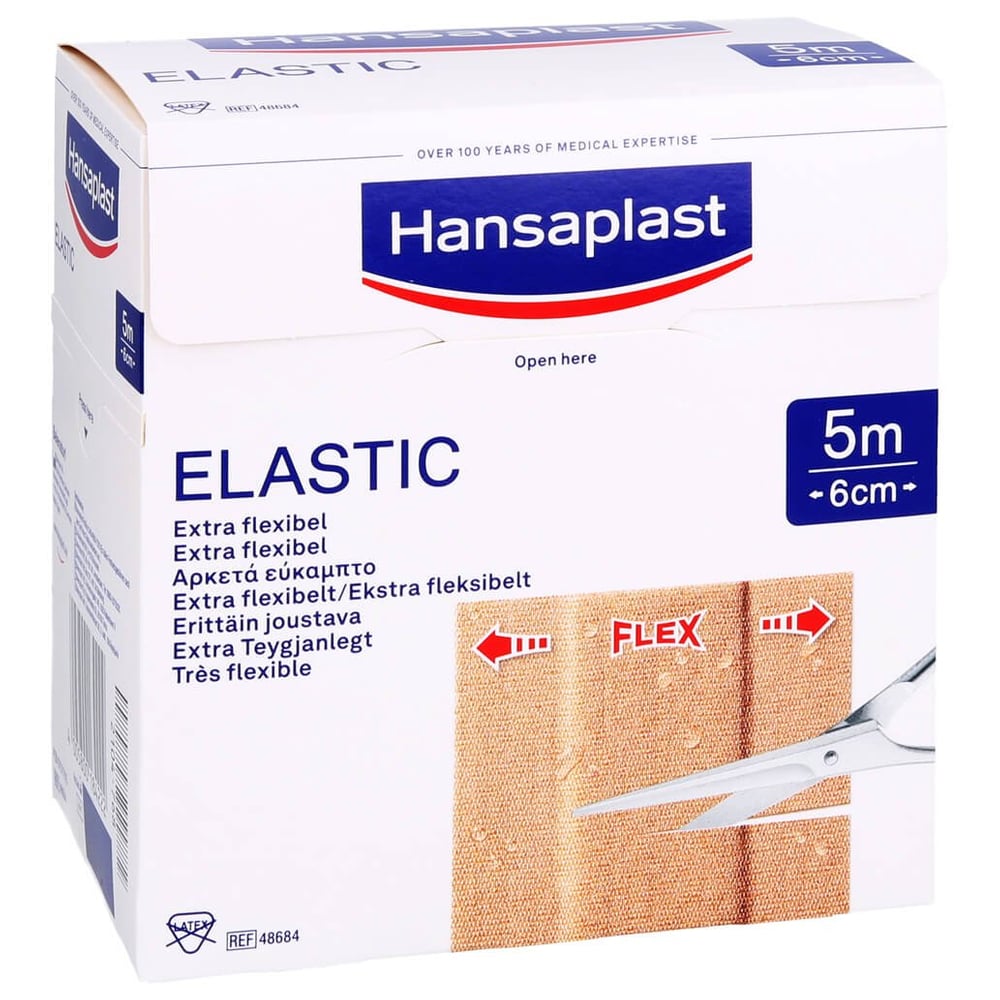 Hansaplast Elastic Pflaster 6 cmx5 m