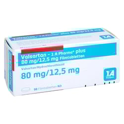 Valsartan - 1 A Pharma plus 80/12.5mg Filmtabl.
