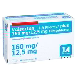 Valsartan - 1 A Pharma plus 160/12.5mg Filmtabl.