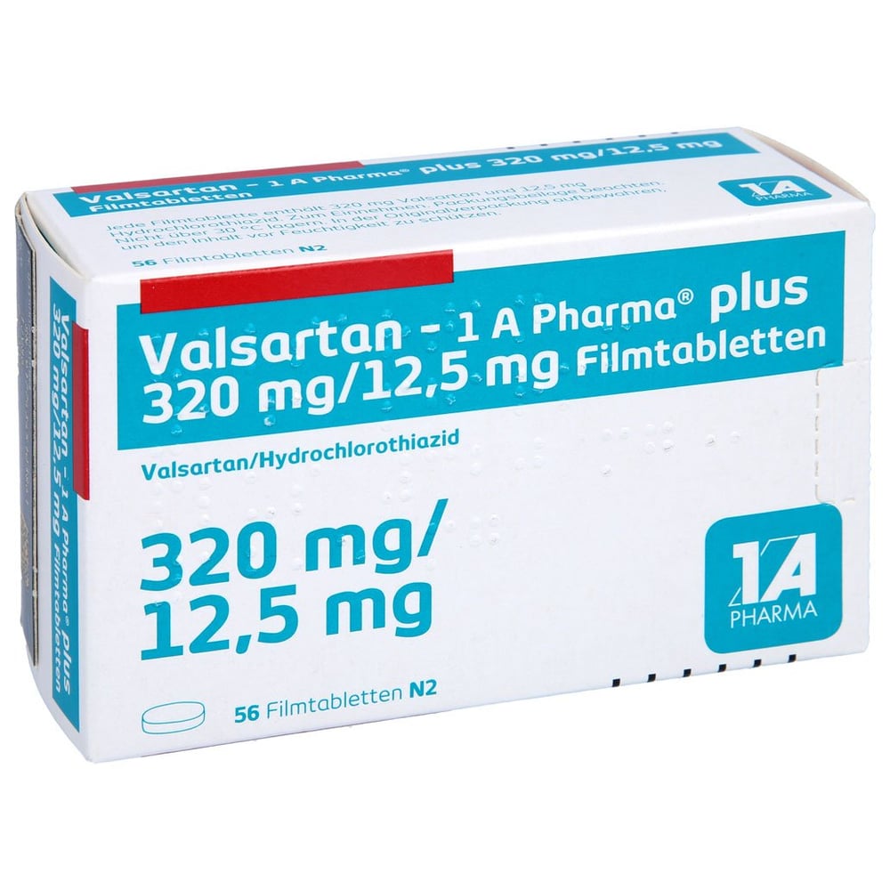 Valsartan - 1 A Pharma plus 320/12.5mg Filmtabl.