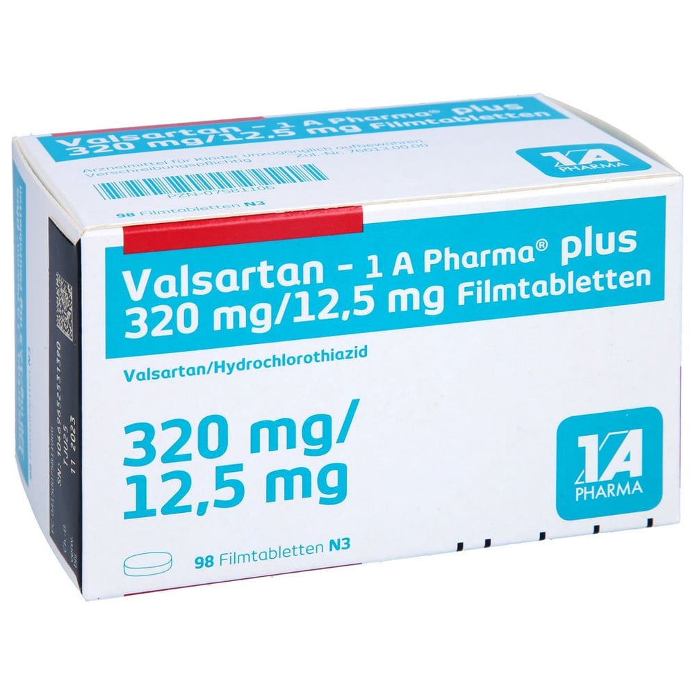 Valsartan - 1 A Pharma plus 320/12.5mg Filmtabl.