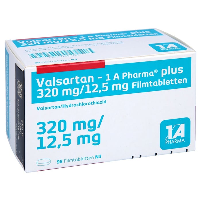 Valsartan - 1 A Pharma plus 320/12.5mg Filmtabl.
