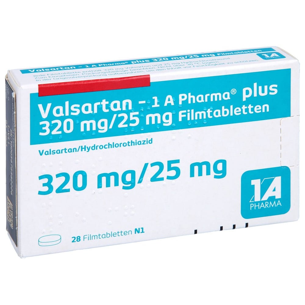 Valsartan - 1 A Pharma plus 320/25mg Filmtabl.