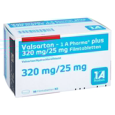 Valsartan - 1 A Pharma plus 320/25mg Filmtabl.