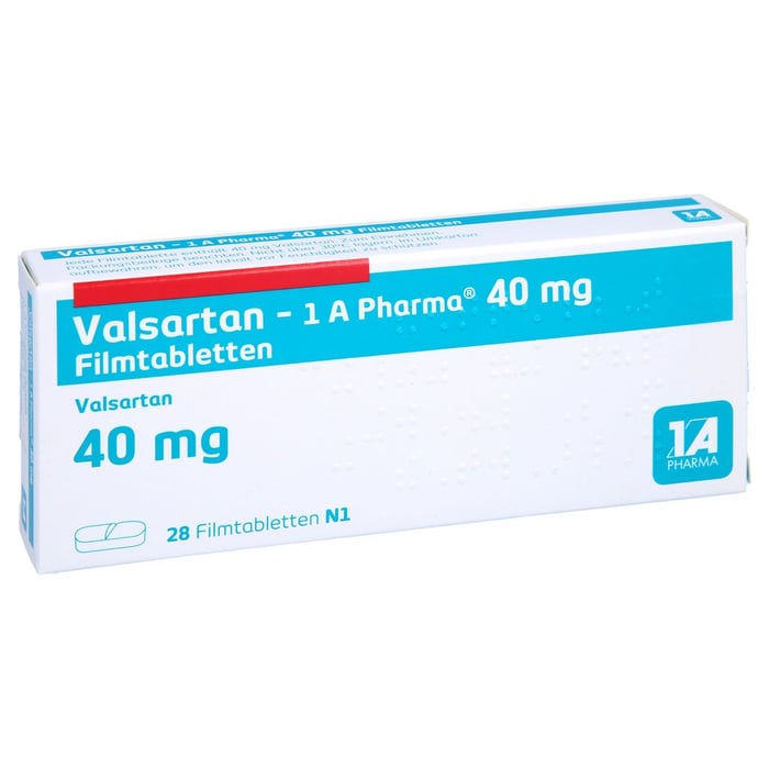 Valsartan - 1 A Pharma 40mg Filmtabletten