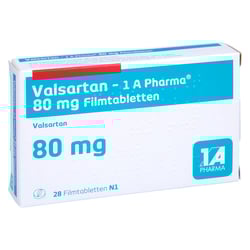 Valsartan - 1 A Pharma 80mg Filmtabletten