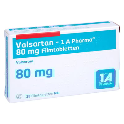Valsartan - 1 A Pharma 80mg Filmtabletten