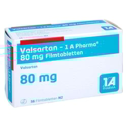 Valsartan - 1 A Pharma 80mg Filmtabletten