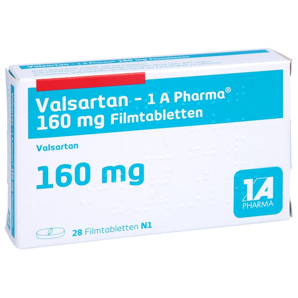 Valsartan - 1 A Pharma 160mg Filmtabletten