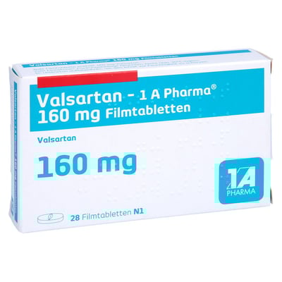 Valsartan - 1 A Pharma 160mg Filmtabletten