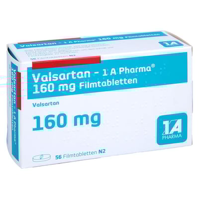 Valsartan - 1 A Pharma 160mg Filmtabletten