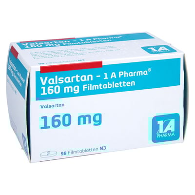 Valsartan - 1 A Pharma 160mg Filmtabletten