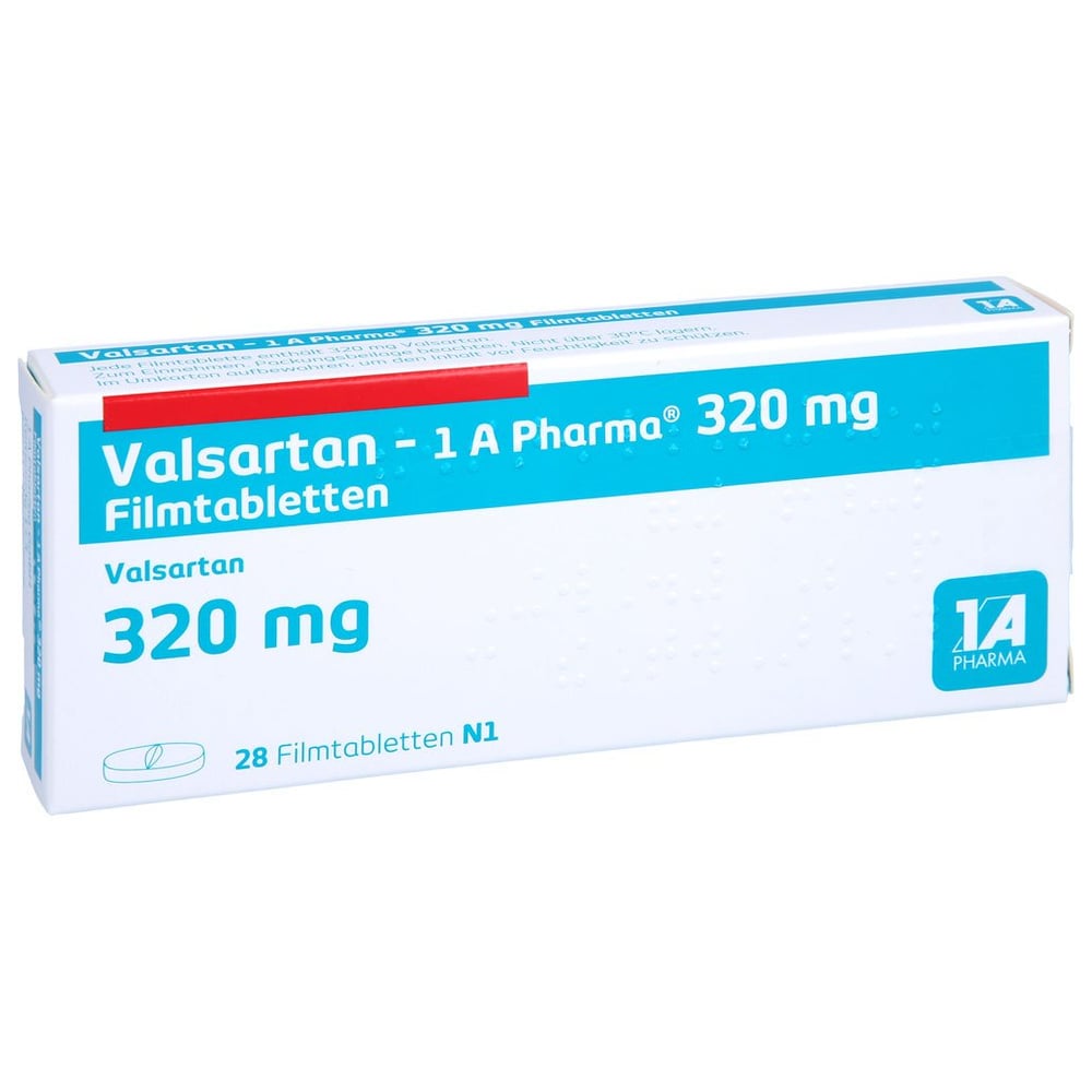 Valsartan - 1 A Pharma 320mg Filmtabletten