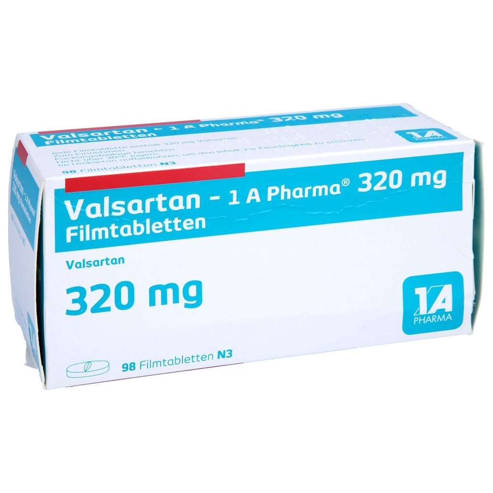 Valsartan - 1 A Pharma 320mg Filmtabletten