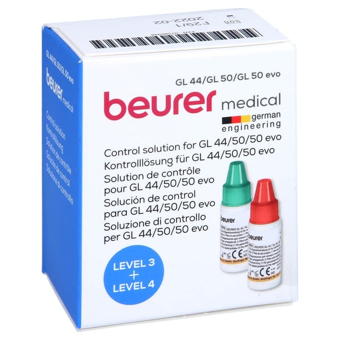 Beurer GL44/50 Kontrollösung Level 3+4