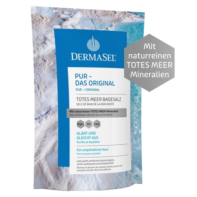 Dermasel Totes Meer Badesalz Pur